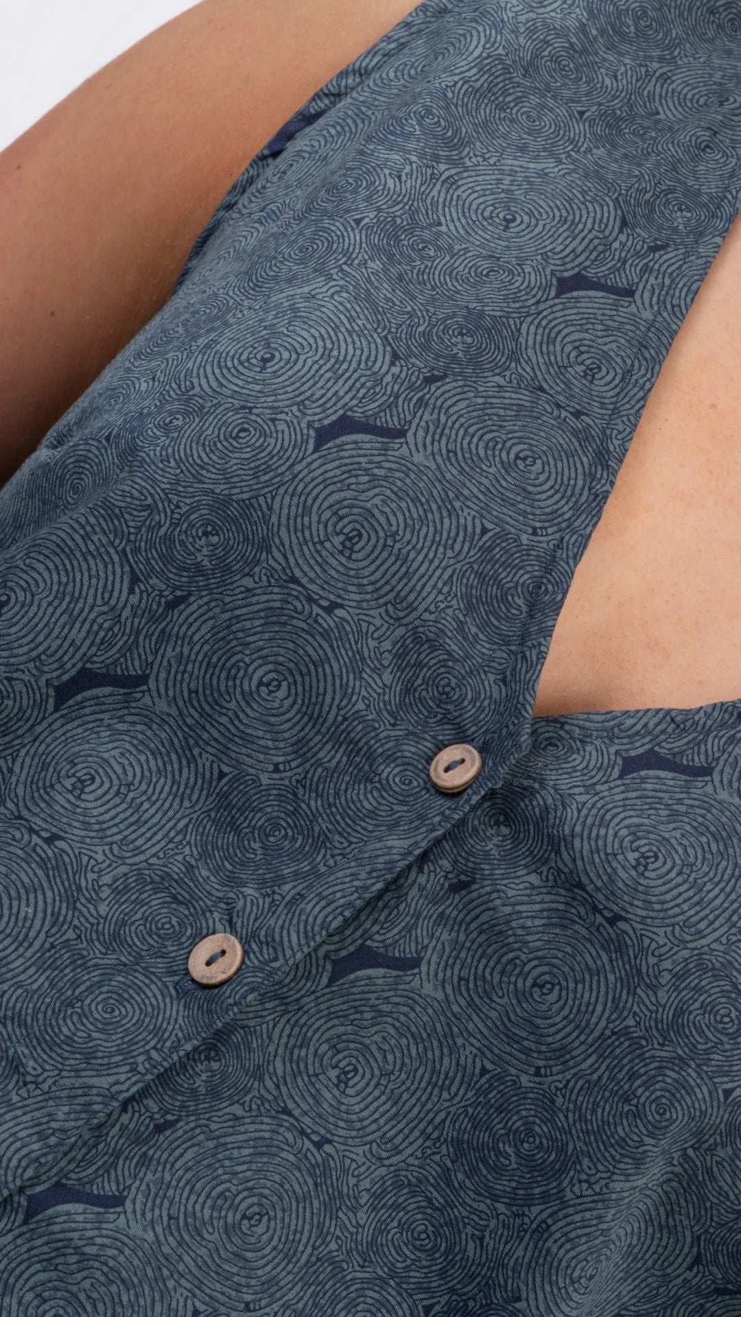 Limited Edition Prussian Blue Jumpsuit: Sustainable Women’s Fashion UK | Karee - JumpsuitsKaree