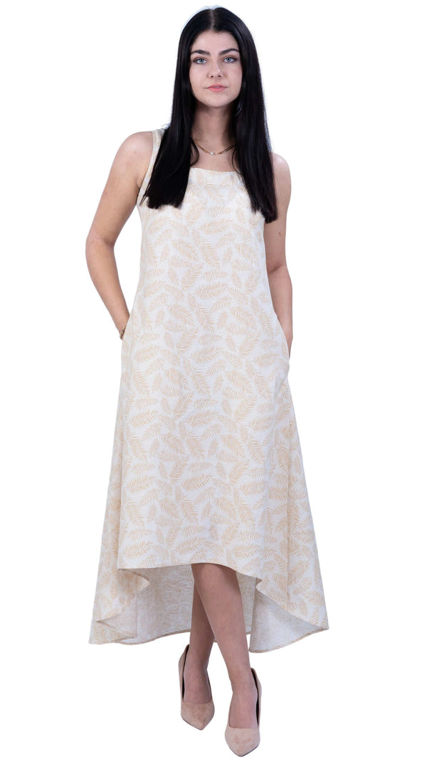 Mystic Serenity Linen Dress for Women