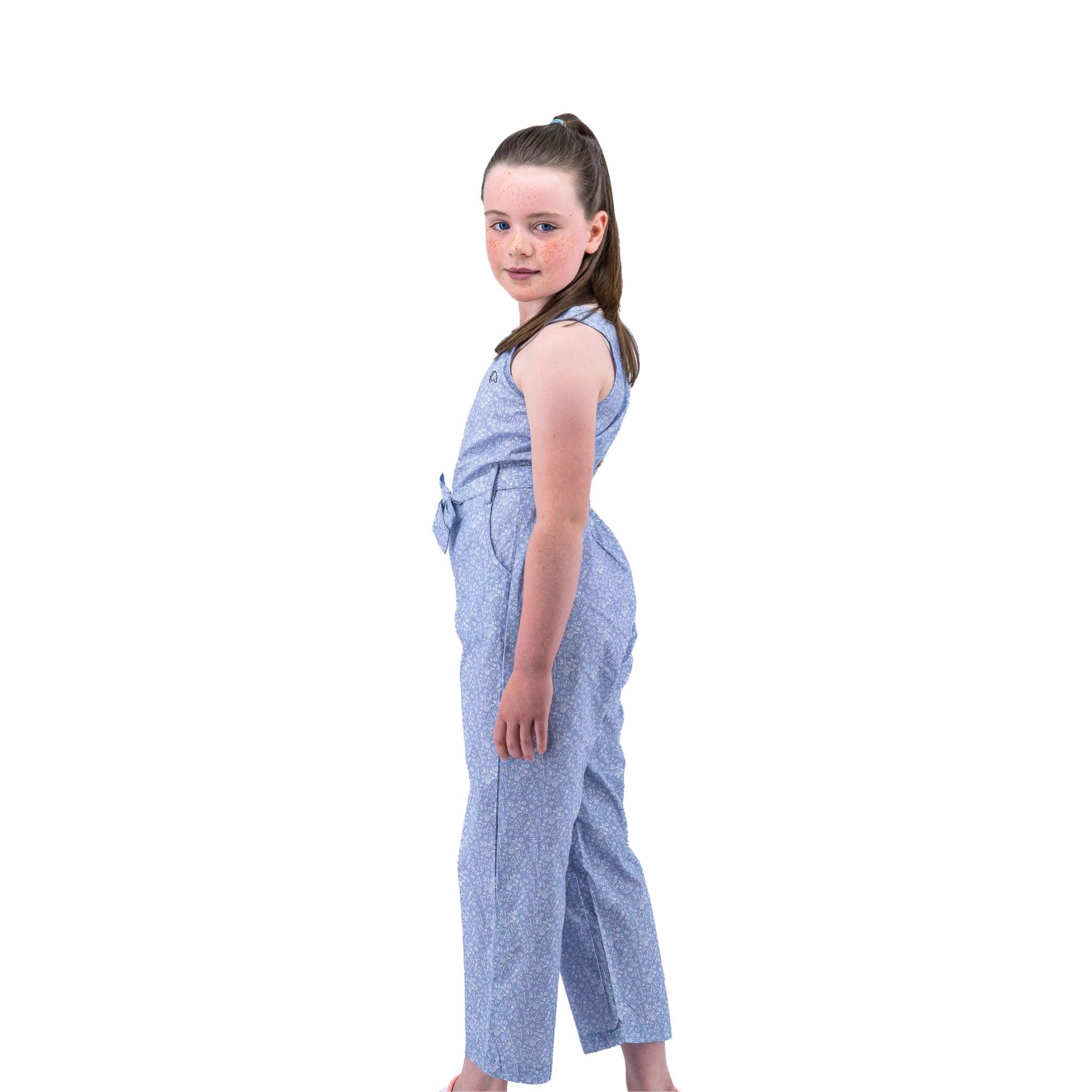 Purple Impression Cotton Jumpsuit for kids - JumpsuitsKaree
