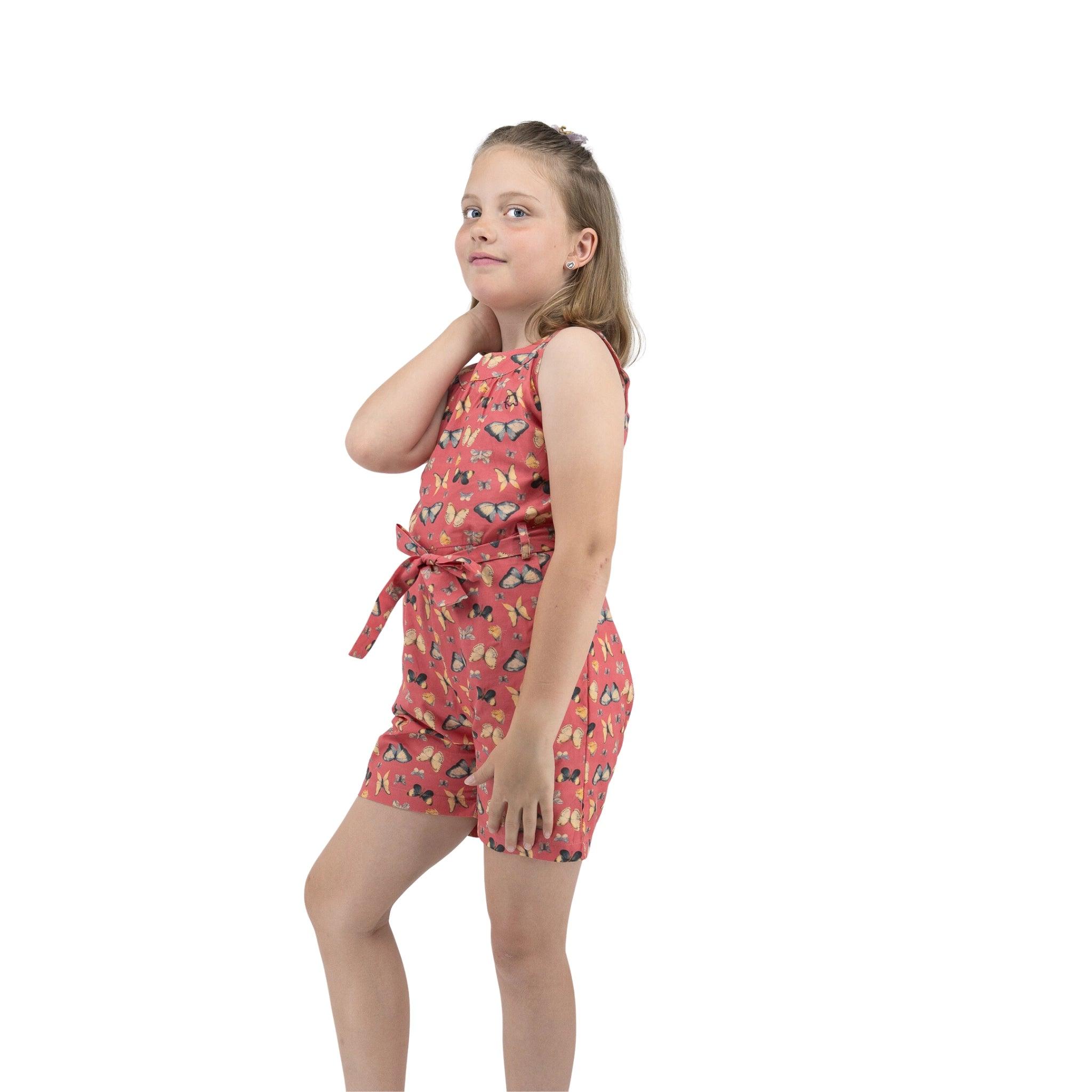 Stylish Romper with Pockets for Girls - JumpsuitsKaree