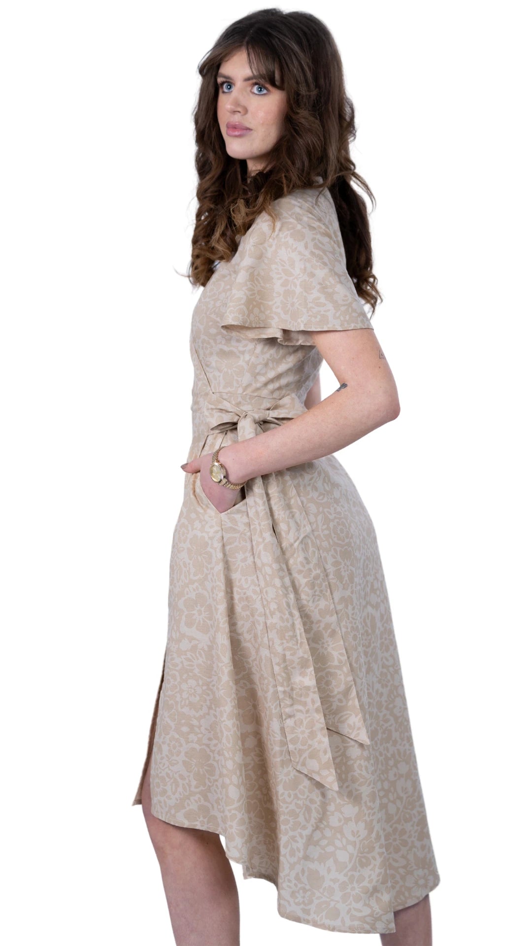 Sustainable Style Staple: Chino Wrap Dress - Wrap DressKaree