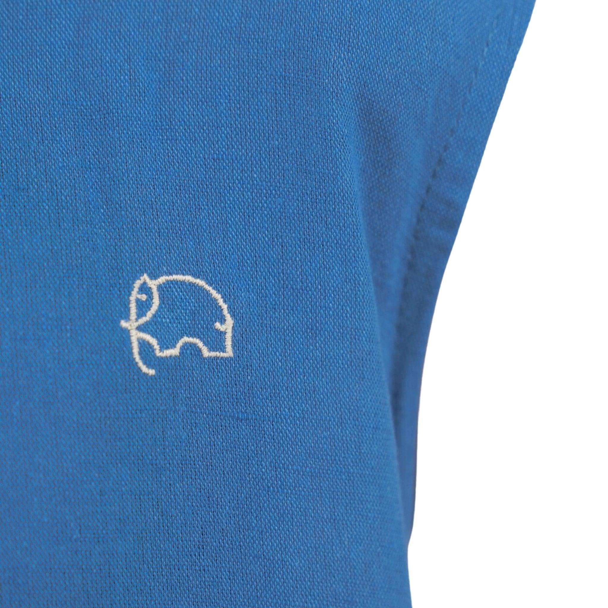 Sustainable Summer Fun: Eco - Friendly Linen Blend Frock for Kids - DressKaree
