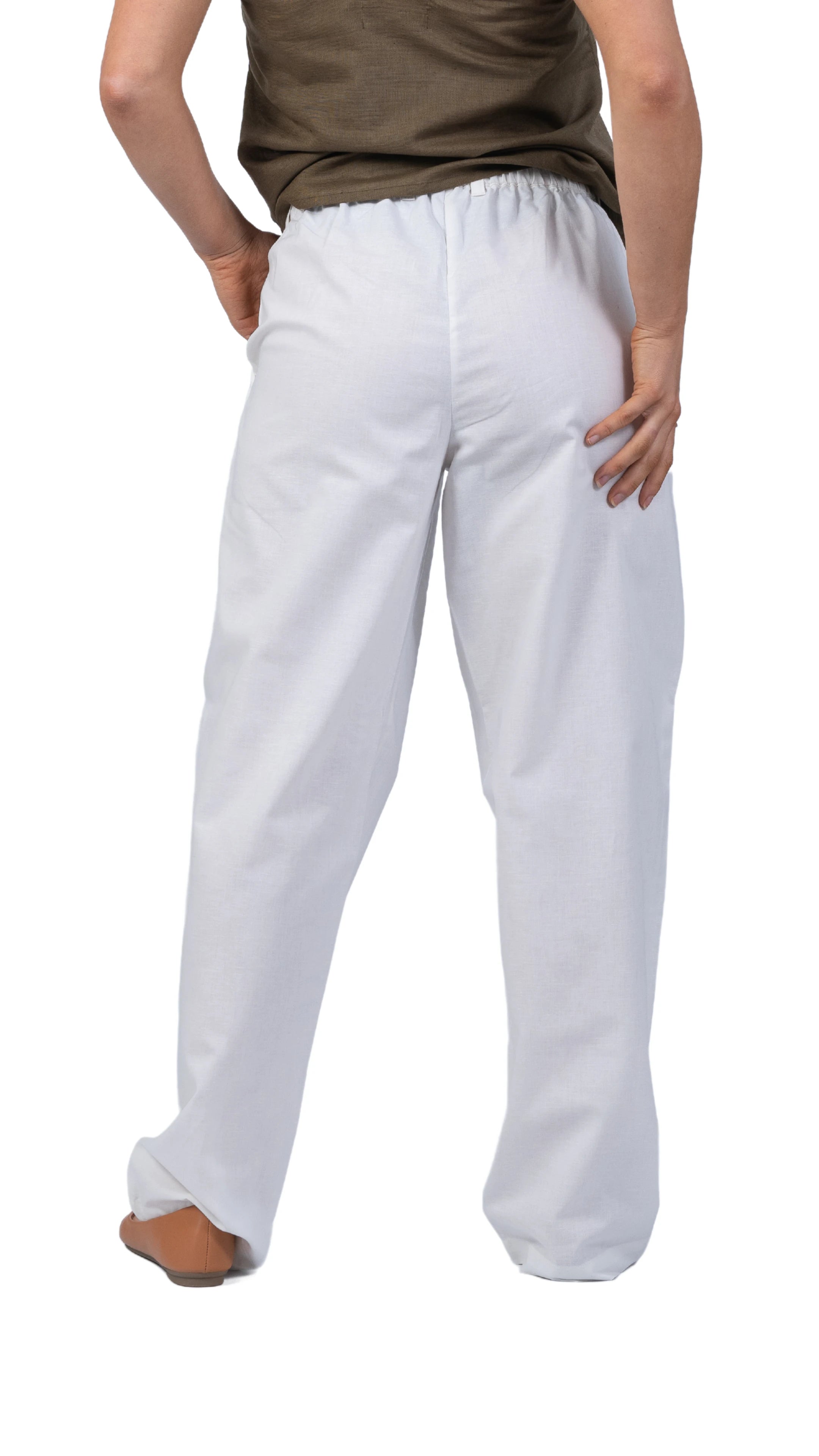 White Whisper Linen Trousers | Sustainable Women’s Trousers | KAREE - TrousersKaree