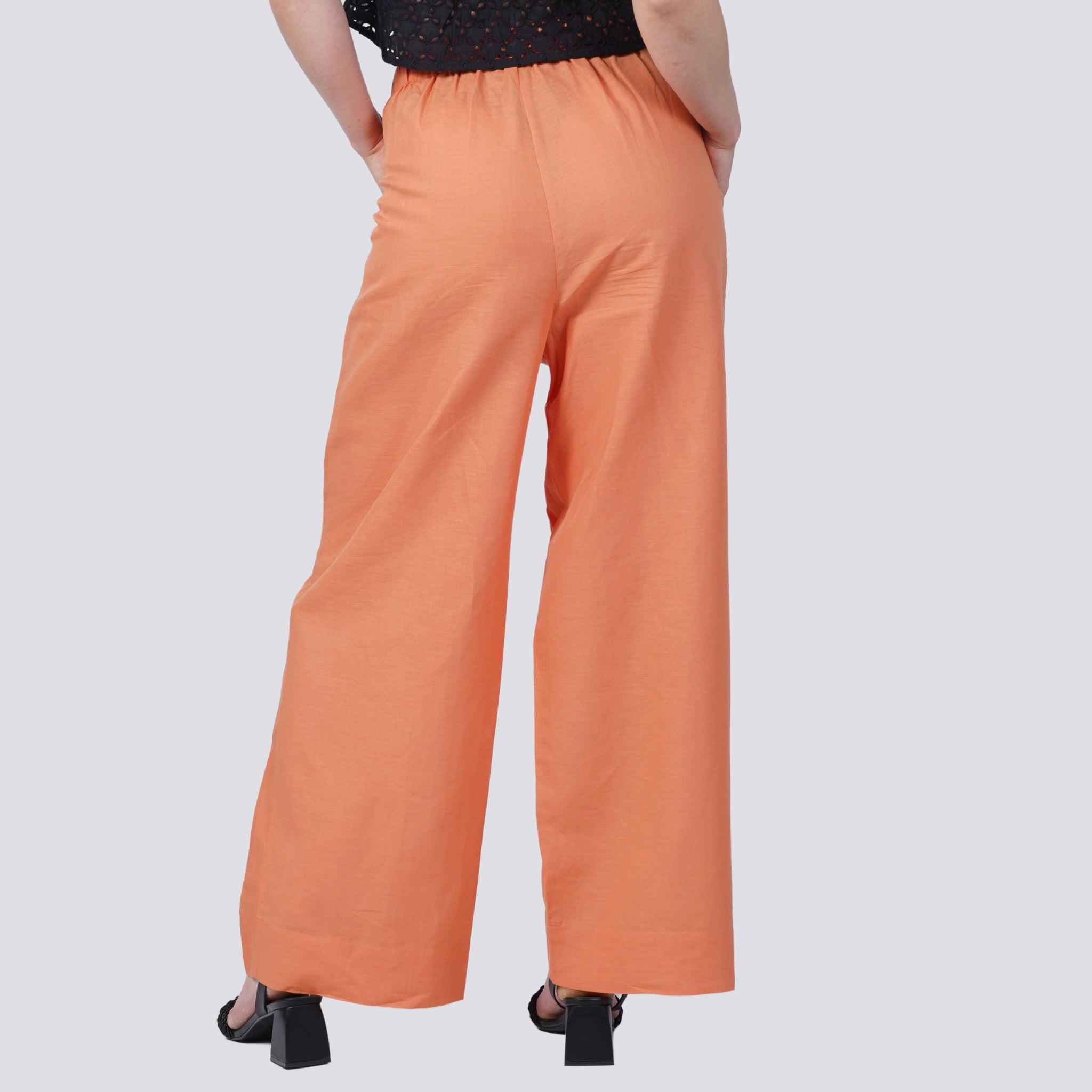 Deep Saffron Trousers for Women