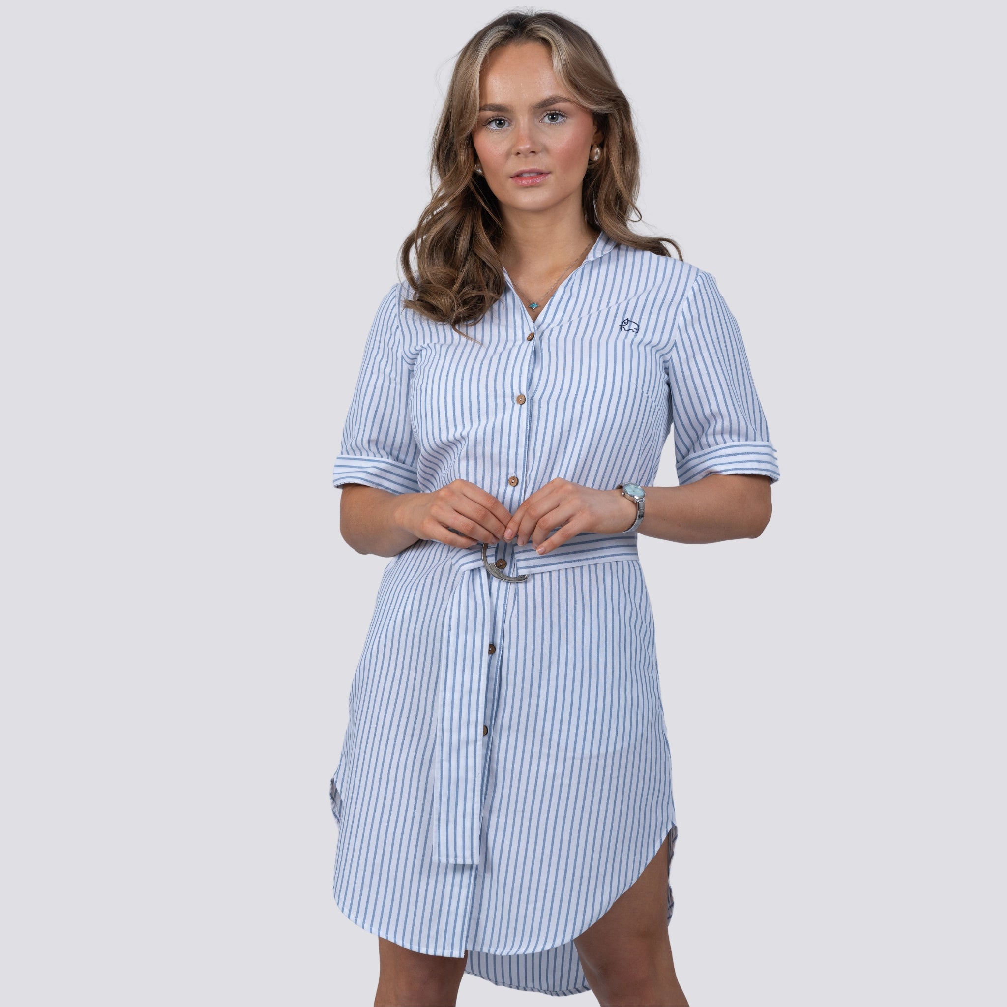 Nautical Striped Cotton Shirt