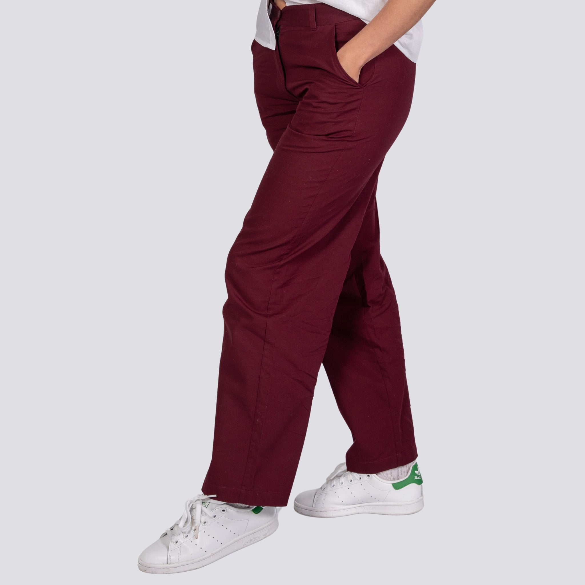 Women's Black Linen Trousers