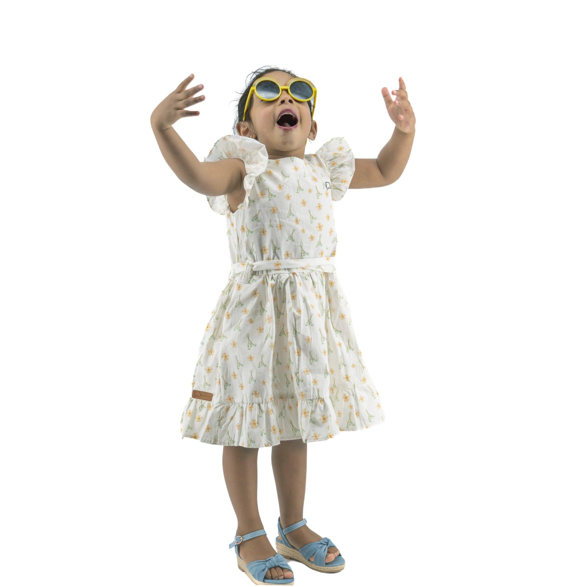 Eco-friendly Cotton Dress for Girls