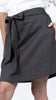 Ethically Made Everyday Essential: Slate Grey Linen Cotton Skirt