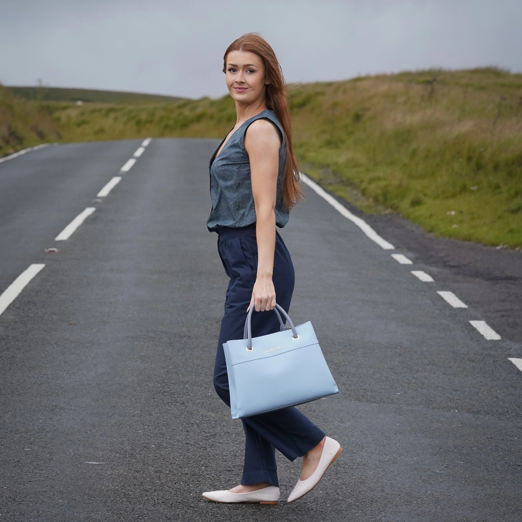 Prussian Blue Ajrakh Jumpsuit: Limited Edition Office Wear