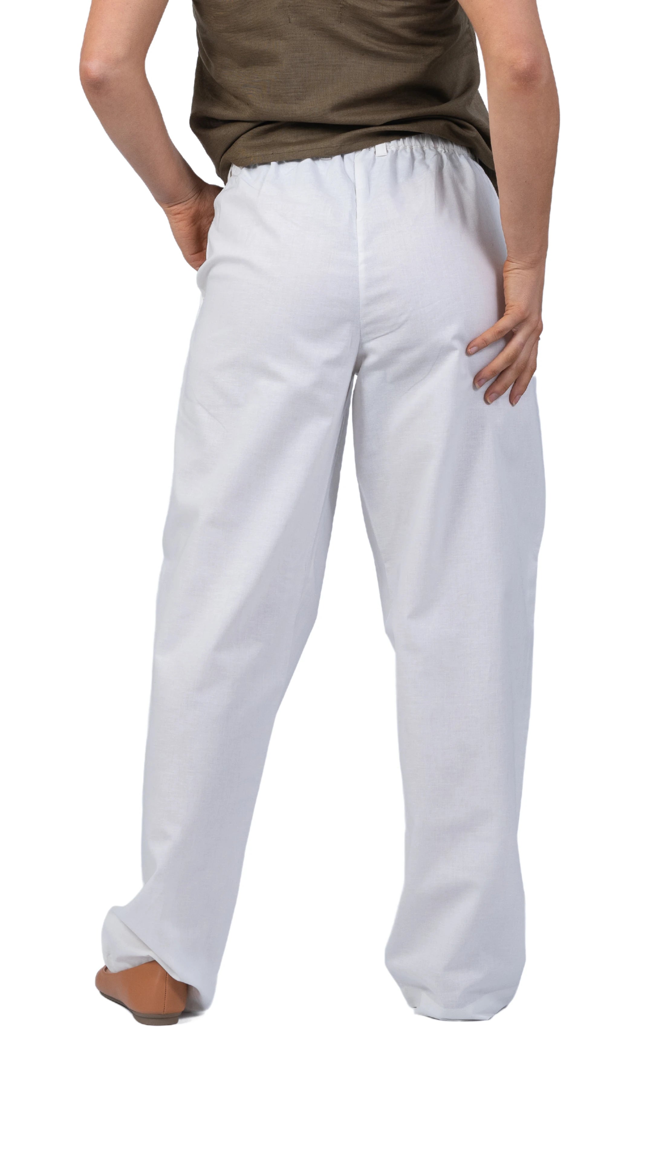 White Whisper Linen Trousers | Sustainable Women’s Trousers | KAREE