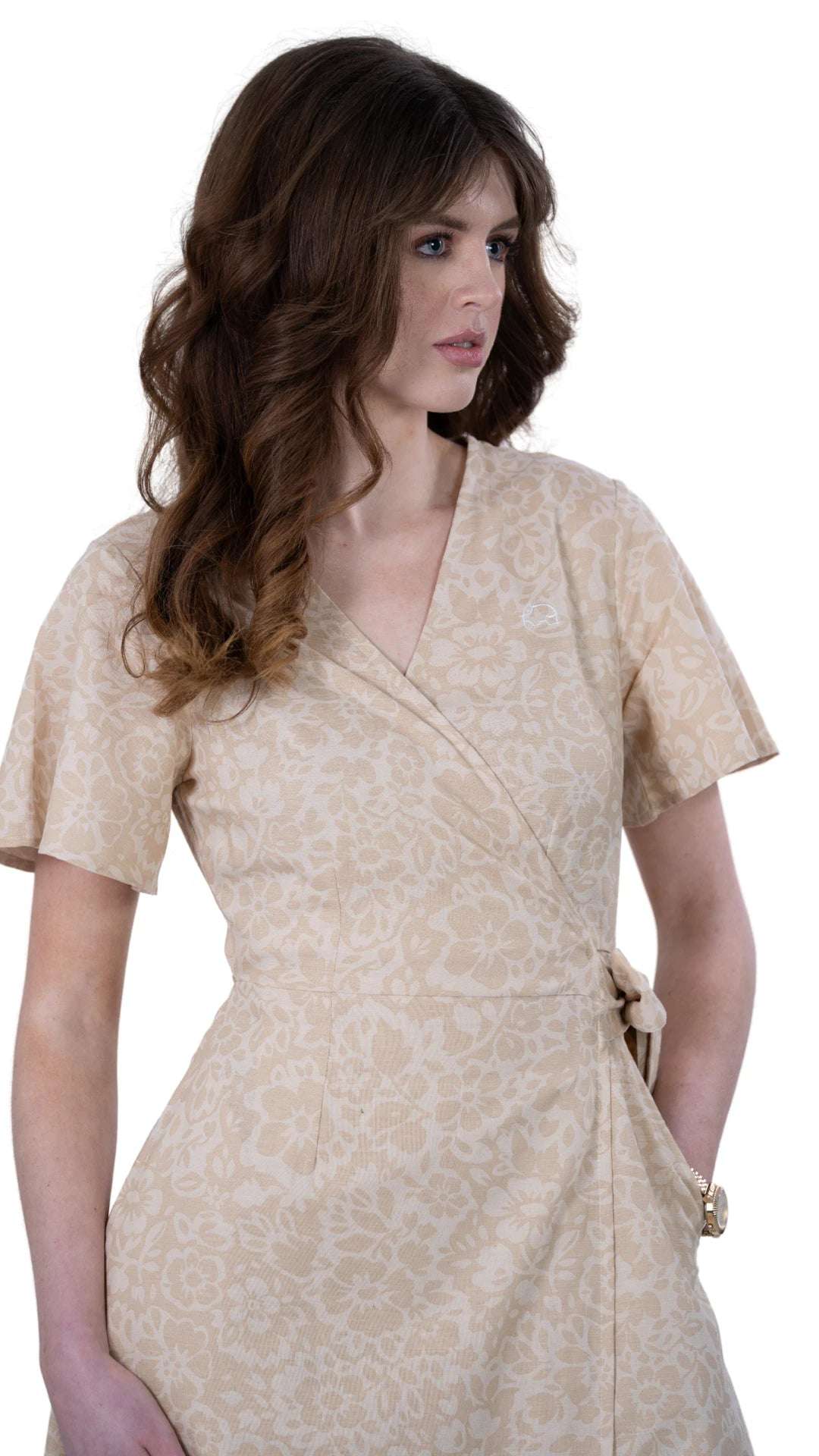 Sustainable Style Staple: Chino Wrap Dress - Wrap DressKaree
