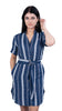 Navy Striped Linen Shirt Dress | Sustainable Women’s Linen Fashion UK