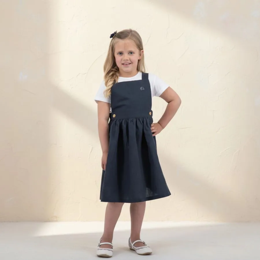 The Pinafore Set in Black ebony